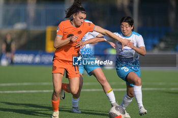 2024-01-27 - Agnese Bonfantini of FC Internazionale competes for the ball with Miharu Kobayashi of SSC Napoli Soccer - Women Serie A Match Between Napoli Femminile vs FC Internazionale - NAPOLI FEMMINILE VS FC INTERNAZIONALE WOMEN - ITALIAN SERIE A WOMEN - SOCCER