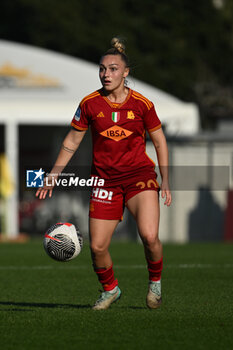 2024-01-27 - Giada Greggi of A.S. Roma Women during the 14th day of the Serie A Championship between A.S. Roma Women vs U.C. Sampdoria Women on 27 January 2024 at the Tre Fontane Stadium in Rome, Italy. - AS ROMA VS UC SAMPDORIA - ITALIAN SERIE A WOMEN - SOCCER