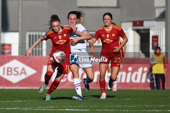 2024-01-27 - Alice Benoit of U.C. Sampdoria Women and Benedetta Glionna of A.S. Roma Women during the 14th day of the Serie A Championship between A.S. Roma Women vs U.C. Sampdoria Women on 27 January 2024 at the Tre Fontane Stadium in Rome, Italy. - AS ROMA VS UC SAMPDORIA - ITALIAN SERIE A WOMEN - SOCCER