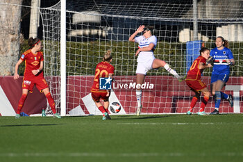 2024-01-27 - Giada Greggi of A.S. Roma Women score 2-0 during the 14th day of the Serie A Championship between A.S. Roma Women vs U.C. Sampdoria Women on 27 January 2024 at the Tre Fontane Stadium in Rome, Italy. - AS ROMA VS UC SAMPDORIA - ITALIAN SERIE A WOMEN - SOCCER