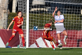 2024-01-27 - Giada Greggi of A.S. Roma Women score 2-0 during the 14th day of the Serie A Championship between A.S. Roma Women vs U.C. Sampdoria Women on 27 January 2024 at the Tre Fontane Stadium in Rome, Italy. - AS ROMA VS UC SAMPDORIA - ITALIAN SERIE A WOMEN - SOCCER