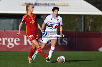 2024-01-27 - Anja Sonstevold of A.S. Roma Women during the 14th day of the Serie A Championship between A.S. Roma Women vs U.C. Sampdoria Women on 27 January 2024 at the Tre Fontane Stadium in Rome, Italy. - AS ROMA VS UC SAMPDORIA - ITALIAN SERIE A WOMEN - SOCCER