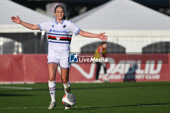 2024-01-27 - Nora Heroum of U.C. Sampdoria Women during the 14th day of the Serie A Championship between A.S. Roma Women vs U.C. Sampdoria Women on 27 January 2024 at the Tre Fontane Stadium in Rome, Italy. - AS ROMA VS UC SAMPDORIA - ITALIAN SERIE A WOMEN - SOCCER