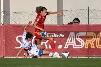 2024-01-27 - Alayah Pilgrim of A.S. Roma Women during the 14th day of the Serie A Championship between A.S. Roma Women vs U.C. Sampdoria Women on 27 January 2024 at the Tre Fontane Stadium in Rome, Italy. - AS ROMA VS UC SAMPDORIA - ITALIAN SERIE A WOMEN - SOCCER