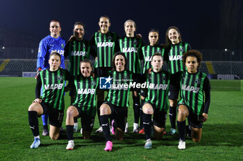2024-02-10 - Sassuolo Women during the Women's Serie A match between Sassuolo Women and Milan Women at Stadio Enzo Ricci Sassuolo on February 10, 2024 in Sassuolo, Italy. - US SASSUOLO VS AC MILAN - ITALIAN SERIE A WOMEN - SOCCER