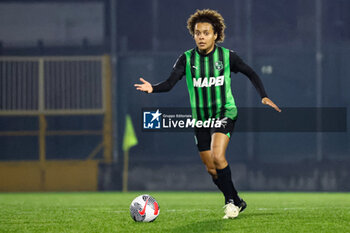2024-02-10 - Kassandra Missipo of Sassuolo Women in action during the Serie A Femminile match between Milan Women and Sassuolo Women at Stadio Enzo Ricci Sassuolo on February 10, 2024 in Sassuolo, Italy. - US SASSUOLO VS AC MILAN - ITALIAN SERIE A WOMEN - SOCCER