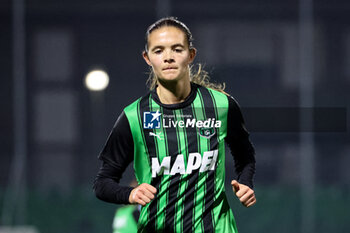 2024-02-10 - Gram Pleidrup of Sassuolo Women during the Serie A Femminile match between Milan Women and Sassuolo Women at Stadio Enzo Ricci Sassuolo on February 10, 2024 in Sassuolo, Italy. - US SASSUOLO VS AC MILAN - ITALIAN SERIE A WOMEN - SOCCER