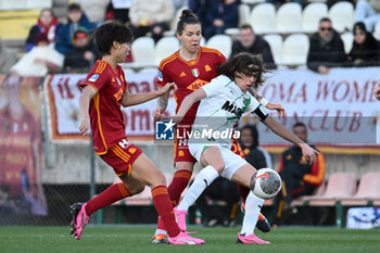 2024-02-13 - Daniela Sabatino of U.S. Sassuolo during the 17th day of the Serie A Championship between A.S. Roma Women vs U.S. Sassuolo Calcio on 13 February 2024 at the Tre Fontane Stadium in Rome, Italy. - AS ROMA VS US SASSUOLO - ITALIAN SERIE A WOMEN - SOCCER