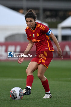 2024-02-13 - Elisa Bartoli of A.S. Roma Women during the 17th day of the Serie A Championship between A.S. Roma Women vs U.S. Sassuolo Calcio on 13 February 2024 at the Tre Fontane Stadium in Rome, Italy. - AS ROMA VS US SASSUOLO - ITALIAN SERIE A WOMEN - SOCCER