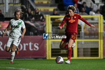 2024-02-13 - Valentina Giacinti of A.S. Roma Women score 3-0 during the 17th day of the Serie A Championship between A.S. Roma Women vs U.S. Sassuolo Calcio on 13 February 2024 at the Tre Fontane Stadium in Rome, Italy. - AS ROMA VS US SASSUOLO - ITALIAN SERIE A WOMEN - SOCCER