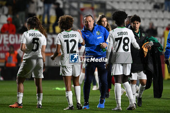 2024-02-13 - Gianpiero Piovani of U.S. Sassuolo during the 17th day of the Serie A Championship between A.S. Roma Women vs U.S. Sassuolo Calcio on 13 February 2024 at the Tre Fontane Stadium in Rome, Italy. - AS ROMA VS US SASSUOLO - ITALIAN SERIE A WOMEN - SOCCER