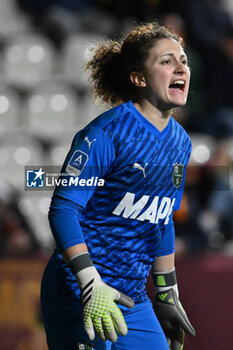 2024-02-13 - Lia Lonni of U.S. Sassuolo during the 17th day of the Serie A Championship between A.S. Roma Women vs U.S. Sassuolo Calcio on 13 February 2024 at the Tre Fontane Stadium in Rome, Italy. - AS ROMA VS US SASSUOLO - ITALIAN SERIE A WOMEN - SOCCER