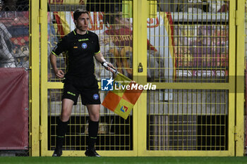2024-02-13 - Assistant Referee Andrea Bianchini during the 17th day of the Serie A Championship between A.S. Roma Women vs U.S. Sassuolo Calcio on 13 February 2024 at the Tre Fontane Stadium in Rome, Italy. - AS ROMA VS US SASSUOLO - ITALIAN SERIE A WOMEN - SOCCER