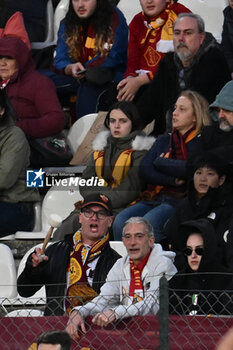 2024-02-13 - Supporters of A.S. Roma Women during the 17th day of the Serie A Championship between A.S. Roma Women vs U.S. Sassuolo Calcio on 13 February 2024 at the Tre Fontane Stadium in Rome, Italy. - AS ROMA VS US SASSUOLO - ITALIAN SERIE A WOMEN - SOCCER