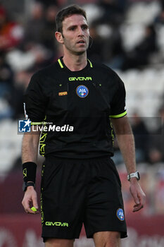 2024-02-13 - Referee Daniele Virgilio during the 17th day of the Serie A Championship between A.S. Roma Women vs U.S. Sassuolo Calcio on 13 February 2024 at the Tre Fontane Stadium in Rome, Italy. - AS ROMA VS US SASSUOLO - ITALIAN SERIE A WOMEN - SOCCER
