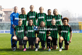 2024-02-17 - Sassuolo Women during the Serie A Femminile match between Sassuolo Women and Sampdoria Women at Stadio Enzo Ricci Sassuolo on February 17, 2024 in Sassuolo, Italy. - US SASSUOLO VS UC SAMPDORIA - ITALIAN SERIE A WOMEN - SOCCER
