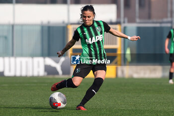 2024-02-17 - Giada Pondini of Sassuolo Women in action during the Serie A Femminile match between Sassuolo Women and Sampdoria Women at Stadio Enzo Ricci Sassuolo on February 17, 2024 in Sassuolo, Italy. - US SASSUOLO VS UC SAMPDORIA - ITALIAN SERIE A WOMEN - SOCCER
