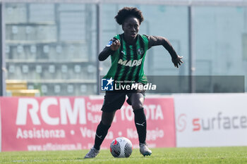 2024-02-17 - Benedicte Simon of Sassuolo Women in action during the Serie A Femminile match between Sassuolo Women and Sampdoria Women at Stadio Enzo Ricci Sassuolo on February 17, 2024 in Sassuolo, Italy. - US SASSUOLO VS UC SAMPDORIA - ITALIAN SERIE A WOMEN - SOCCER