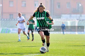 2024-02-17 - Manuela Sciabica of Sassuolo Women in action during the Serie A Femminile match between Sassuolo Women and Sampdoria Women at Stadio Enzo Ricci Sassuolo on February 17, 2024 in Sassuolo, Italy. - US SASSUOLO VS UC SAMPDORIA - ITALIAN SERIE A WOMEN - SOCCER