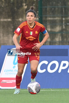 2024-01-16 - Elisa Bartoli of AS Roma in action Soccer - Women Italian Cup Macth Between Napoli Femminile vs AS Roma - NAPOLI FEMMINILE VS AS ROMA - WOMEN ITALIAN CUP - SOCCER