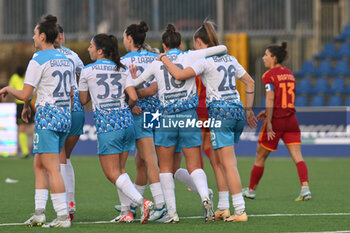2024-01-16 - Gina Chmielinski of SSC Napoli celebrates after scoring goal Soccer - Women Italian Cup Macth Between Napoli Femminile vs AS Roma - NAPOLI FEMMINILE VS AS ROMA - WOMEN ITALIAN CUP - SOCCER