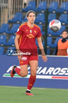 2024-01-16 - Oihane Valdezate Cabornero of AS Roma in action Soccer - Women Italian Cup Macth Between Napoli Femminile vs AS Roma - NAPOLI FEMMINILE VS AS ROMA - WOMEN ITALIAN CUP - SOCCER