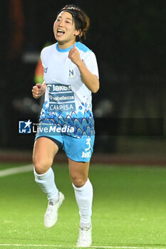 2024-01-16 - Miharu Kobayashi of SSC Napolicelebrates after scoring goal Soccer - Women Italian Cup Macth Between Napoli Femminile vs AS Roma - NAPOLI FEMMINILE VS AS ROMA - WOMEN ITALIAN CUP - SOCCER