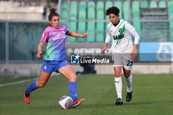 2024-01-18 - Valentina Bergamaschi (Milan Women) and Giorgia Tudisco (US Sassuolo) - US SASSUOLO VS AC MILAN - WOMEN ITALIAN CUP - SOCCER