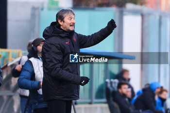 2024-01-18 - Davide Corti coach of Milan Women - US SASSUOLO VS AC MILAN - WOMEN ITALIAN CUP - SOCCER
