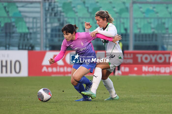 2024-01-18 - Marta Mascarello (Milan Women) and Loreta Kullashi (US Sassuolo) - US SASSUOLO VS AC MILAN - WOMEN ITALIAN CUP - SOCCER