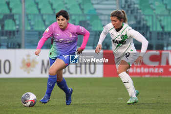 2024-01-18 - Marta Mascarello (Milan Women) and Loreta Kullashi (US Sassuolo) - US SASSUOLO VS AC MILAN - WOMEN ITALIAN CUP - SOCCER