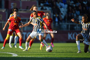 2024-02-04 - cascarino juventus in action during the 15th day of the Serie A Championship between A.S. Roma Women vs Juventus F.C. on 4 February 2024 at the Tre Fontane Stadium in Rome, Italy. - A.S. ROMA WOMEN VS JUVENTUS F.C. 15TH DAY OF THE SERIE A CHAMPIONSHIP - ITALIAN SERIE A WOMEN - SOCCER
