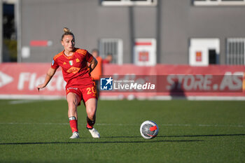 2024-02-04 - Giada Greggi in action during the 15th day of the Serie A Championship between A.S. Roma Women vs Juventus F.C. on 4 February 2024 at the Tre Fontane Stadium in Rome, Italy. - A.S. ROMA WOMEN VS JUVENTUS F.C. 15TH DAY OF THE SERIE A CHAMPIONSHIP - ITALIAN SERIE A WOMEN - SOCCER