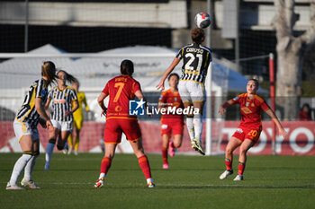 2024-02-04 - Caruso Juventus FC in Action during the 15th day of the Serie A Championship between A.S. Roma Women vs Juventus F.C. on 4 February 2024 at the Tre Fontane Stadium in Rome, Italy. - A.S. ROMA WOMEN VS JUVENTUS F.C. 15TH DAY OF THE SERIE A CHAMPIONSHIP - ITALIAN SERIE A WOMEN - SOCCER