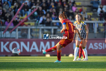 2024-02-04 - Giugliano score penalty during the 15th day of the Serie A Championship between A.S. Roma Women vs Juventus F.C. on 4 February 2024 at the Tre Fontane Stadium in Rome, Italy. - A.S. ROMA WOMEN VS JUVENTUS F.C. 15TH DAY OF THE SERIE A CHAMPIONSHIP - ITALIAN SERIE A WOMEN - SOCCER