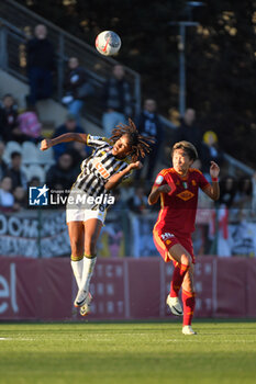2024-02-04 - Echegini Juventus FC and Minami AS Roma in action during the 15th day of the Serie A Championship between A.S. Roma Women vs Juventus F.C. on 4 February 2024 at the Tre Fontane Stadium in Rome, Italy. - A.S. ROMA WOMEN VS JUVENTUS F.C. 15TH DAY OF THE SERIE A CHAMPIONSHIP - ITALIAN SERIE A WOMEN - SOCCER