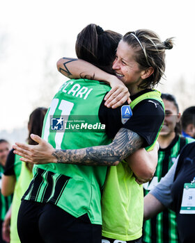 2024-03-16 - Chiara Beccari of US Sassuolo celebrates with Lana Clelland of US Sassuolo as she scores the 1-0 goal during the Women's Serie A match between Sassuolo Women and Fiorentina Women at the Enzo Ricci Stadium in Sassuolo on March 16, 2024 in Sassuolo, Italy. - US SASSUOLO VS ACF FIORENTINA - ITALIAN SERIE A WOMEN - SOCCER
