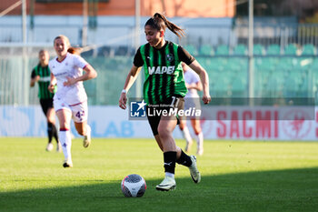 2024-03-16 - Chiara Beccari of US Sassuolo in action during the Serie A Femminile match between Sassuolo Women and Fiorentina Women at Stadio Enzo Ricci Sassuolo on March 16, 2024 in Sassuolo, Italy. - US SASSUOLO VS ACF FIORENTINA - ITALIAN SERIE A WOMEN - SOCCER