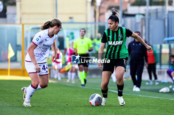 2024-03-16 - Chiara Beccari of Sassuolo Women in action during the Serie A Femminile match between Sassuolo Women and Fiorentina Women at Stadio Enzo Ricci Sassuolo on March 16, 2024 in Sassuolo, Italy. - US SASSUOLO VS ACF FIORENTINA - ITALIAN SERIE A WOMEN - SOCCER