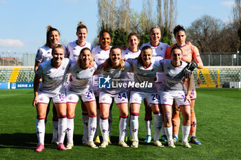 2024-03-16 - Fiorentina Women during the Serie A Femminile match between Sassuolo Women and Fiorentina Women at Stadio Enzo Ricci Sassuolo on March 16, 2024 in Sassuolo, Italy. - US SASSUOLO VS ACF FIORENTINA - ITALIAN SERIE A WOMEN - SOCCER