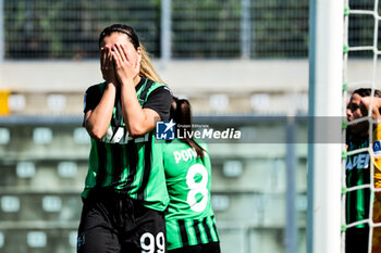 2024-04-13 - Loreta Kullashi of Sassuolo Women during the Serie A Femminile match between Sassuolo Women and Inter Women at Stadio Enzo Ricci Sassuolo on April 13, 2024 in Sassuolo, Italy. - POULE SCUDETTO - US SASSUOLO VS FC INTERNAZIONALE WOMEN - ITALIAN SERIE A WOMEN - SOCCER