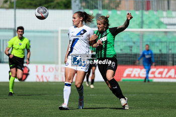 2024-04-13 - Lana Clelland of Sassuolo Women clashes with Andrine Tomter of Inter Women during the Serie A Femminile match between Sassuolo Women and Inter Women at Stadio Enzo Ricci Sassuolo on April 13, 2024 in Sassuolo, Italy. - POULE SCUDETTO - US SASSUOLO VS FC INTERNAZIONALE WOMEN - ITALIAN SERIE A WOMEN - SOCCER