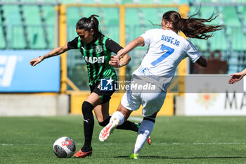 2024-04-13 - Giada Pondini of Sassuolo Women in action during the Serie A Femminile match between Sassuolo Women and Inter Women at Stadio Enzo Ricci Sassuolo on April 13, 2024 in Sassuolo, Italy. - POULE SCUDETTO - US SASSUOLO VS FC INTERNAZIONALE WOMEN - ITALIAN SERIE A WOMEN - SOCCER