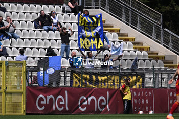 2024-05-05 - Supporters of F.C. Inter during the Day 26 of Women Serie A Playoffs between A.S. Roma Women vs F.C. Inter on 5 May 2024 at the Tre Fontane Stadium in Rome, Italy. - AS ROMA - FC INTERNAZIONALE WOMEN - ITALIAN SERIE A WOMEN - SOCCER
