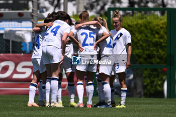 05/05/2024 - Agnese Bonfantini of F.C. Inter celebrates after scoring the gol of 1-1 during the Day 26 of Women Serie A Playoffs between A.S. Roma Women vs F.C. Inter on 5 May 2024 at the Tre Fontane Stadium in Rome, Italy. - AS ROMA - FC INTERNAZIONALE WOMEN - SERIE A FEMMINILE - CALCIO