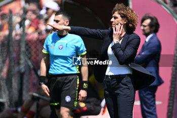05/05/2024 - Rita Guarino of F.C. Inter during the Day 26 of Women Serie A Playoffs between A.S. Roma Women vs F.C. Inter on 5 May 2024 at the Tre Fontane Stadium in Rome, Italy. - AS ROMA - FC INTERNAZIONALE WOMEN - SERIE A FEMMINILE - CALCIO