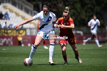 05/05/2024 - Marija Ana Milinkovic of F.C. Inter and Giada Greggi of A.S. Roma Women during the Day 26 of Women Serie A Playoffs between A.S. Roma Women vs F.C. Inter on 5 May 2024 at the Tre Fontane Stadium in Rome, Italy. - AS ROMA - FC INTERNAZIONALE WOMEN - SERIE A FEMMINILE - CALCIO