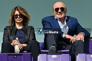 2024-05-06 - ACF Fiorentina's presidente Rocco Commisso and his wife - ACF FIORENTINA VS JUVENTUS FC - ITALIAN SERIE A WOMEN - SOCCER