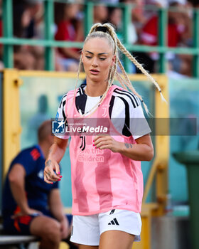 2024-09-01 - Alisha Lehmann of Juventus Women during the Women's Serie A match between Sassuolo Women and Juventus Women at the Enzo Ricci Stadium in Sassuolo on September 01, 2024 in Sassuolo, Italy - US SASSUOLO VS JUVENTUS FC - ITALIAN SERIE A WOMEN - SOCCER