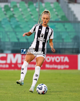 2024-09-01 - Alisha Lehmann of Juventus Women during the Women's Serie A match between Sassuolo Women and Juventus Women at the Enzo Ricci Stadium in Sassuolo on September 01, 2024 in Sassuolo, Italy - US SASSUOLO VS JUVENTUS FC - ITALIAN SERIE A WOMEN - SOCCER